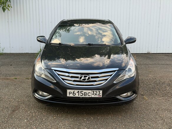 2011 Hyundai Sonata VI (YF), синий, 1110000 рублей - вид 6