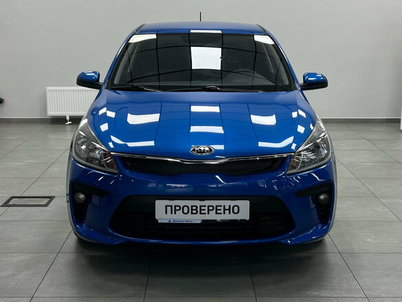 2018 Kia Rio IV, синий, 1099000 рублей - вид 1