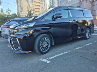 2017 Toyota Vellfire II Рестайлинг, чёрный, 3400000 рублей, вид 2