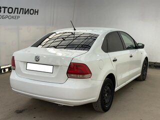 2014 Volkswagen Polo V, белый, 642050 рублей, вид 5