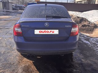 2018 Skoda Rapid I Рестайлинг, синий, 1350000 рублей, вид 3