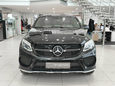 2016 Mercedes-Benz GLE Coupe 400 I (C292), чёрный, 3450000 рублей, вид 2