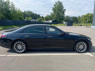 2021 Mercedes-Benz S-Класс 450 Long 4MATIC VII (W223), чёрный, 9300000 рублей, вид 4
