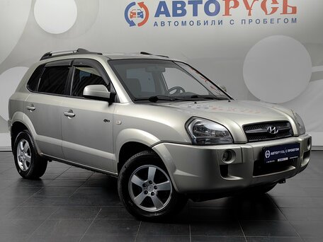 2008 Hyundai Tucson I, серебристый, 855000 рублей, вид 1