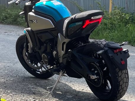 2023 CFMoto 700CL-X Heritage, синий, 650000 рублей, вид 2