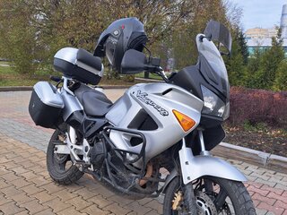 2007 Honda XL1000V Varadero, серебристый, 550000 рублей, вид 4