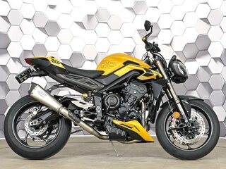 2025 Triumph Street Triple, жёлтый, 1289000 рублей, вид 3