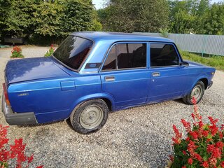 1999 Lada (ВАЗ) 2107, синий, 89000 рублей, вид 4