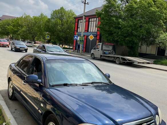 2004 Kia Magentis I Рестайлинг, синий, 410000 рублей - вид 1