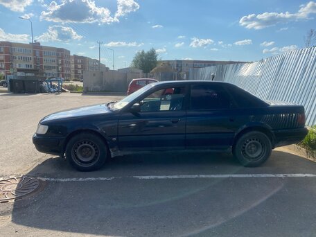 1993 Audi 100 IV (C4), синий, вид 3