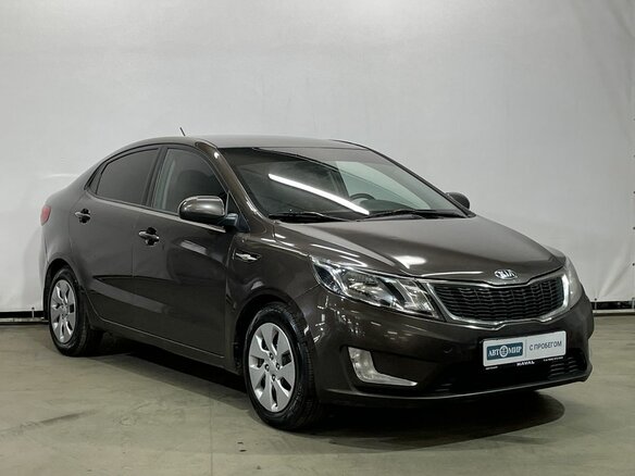 2014 Kia Rio III, коричневый - вид 2