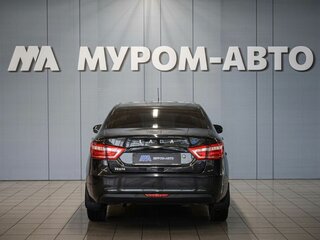 2016 Lada (ВАЗ) Vesta I, чёрный, 690000 рублей, вид 4