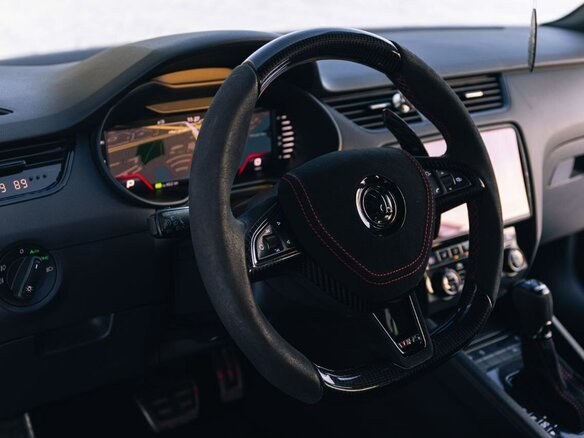 2014 Skoda Octavia RS III, синий, 3300000 рублей - вид 7