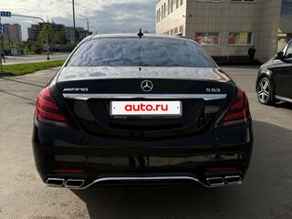 2014 Mercedes-Benz S-Класс AMG 63 AMG Long III (W222, C217), чёрный, 2900000 рублей, вид 4