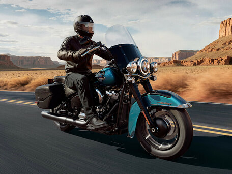 2026 Harley-Davidson Heritage, голубой, 3650000 рублей, вид 3