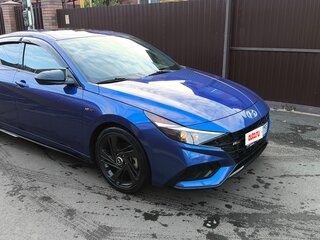 2021 Hyundai Elantra N Line VII (CN7), синий, 2100000 рублей, вид 2