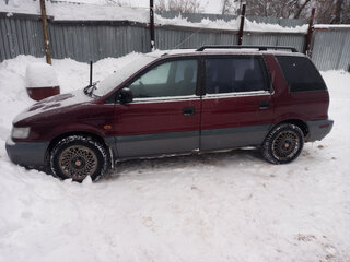 1996 Mitsubishi Space Wagon II, пурпурный, 170000 рублей, вид 4