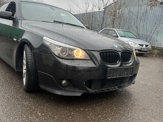 2007 BMW 5 серии 535i V (E60/E61) Рестайлинг, чёрный, 1600000 рублей, вид 5