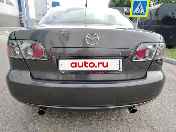 2006 Mazda 6 I (GG) Рестайлинг, серый, 430000 рублей - вид 2