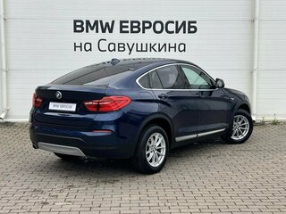 2018 BMW X4 20i I (F26), синий, 3275000 рублей, вид 2