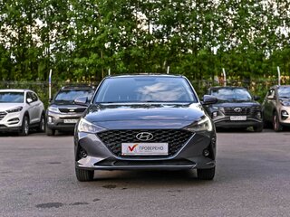 2021 Hyundai Solaris II Рестайлинг, серый, 1396000 рублей, вид 3
