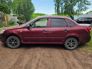 2012 Lada (ВАЗ) Granta I, серебристый, 280000 рублей, вид 2