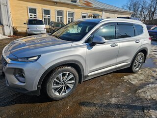 2019 Hyundai Santa Fe IV, серебристый, 2450000 рублей, вид 2
