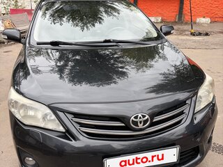 2012 Toyota Corolla X (E140, E150) Рестайлинг, чёрный, 900000 рублей, вид 2