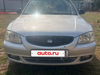 2007 Hyundai Accent ТагАЗ II, серебристый, 445999 рублей, вид 2