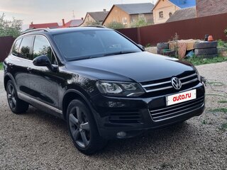2010 Volkswagen Touareg II, чёрный, 1350000 рублей, вид 5