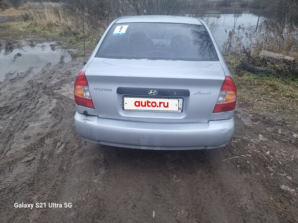 2004 Hyundai Accent ТагАЗ II, серебристый, 225000 рублей - вид 3