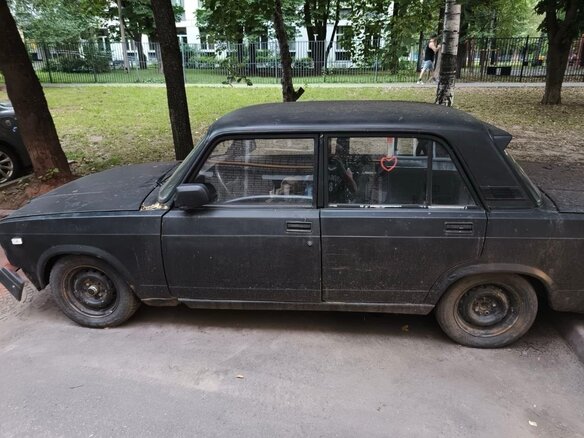 2007 Lada (ВАЗ) 2107, чёрный, 90000 рублей - вид 2