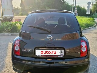 2008 Nissan Micra III (K12), чёрный, 500000 рублей, вид 3