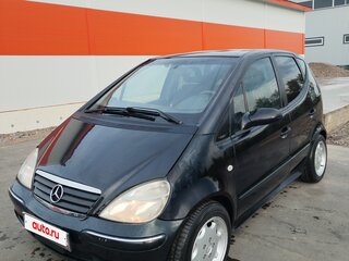 2002 Mercedes-Benz A-Класс 160 I (W168) Рестайлинг, чёрный, 340000 рублей, вид 1
