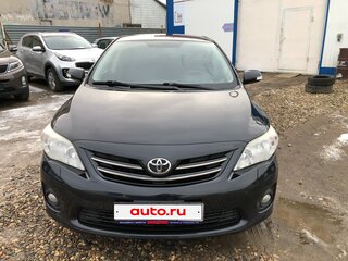 2012 Toyota Corolla X (E140, E150) Рестайлинг, чёрный, 1200000 рублей, вид 2