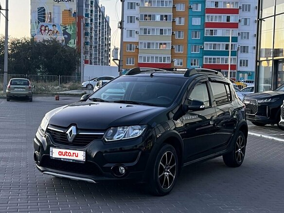 2015 Renault Sandero Stepway II, чёрный