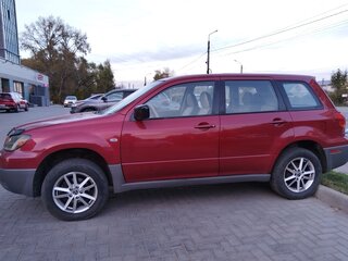 2003 Mitsubishi Outlander I, красный, 420000 рублей, вид 5