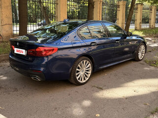 2018 BMW 5 серии 530d xDrive VII (G30/G31/G38), синий, 4700000 рублей, вид 5