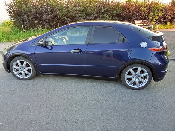 2008 Honda Civic AMT VIII Рестайлинг, синий, 580000 рублей - вид 5