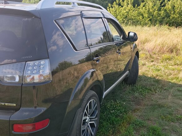 2008 Mitsubishi Outlander II, чёрный, 1149000 рублей - вид 2