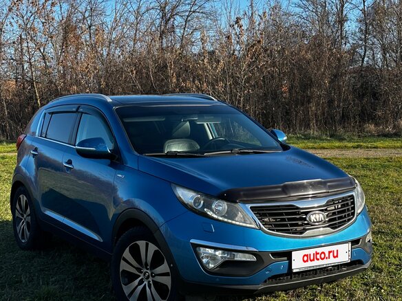 2013 Kia Sportage III, голубой, 1550000 рублей - вид 2