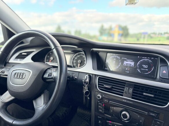 2013 Audi A4 IV (B8) Рестайлинг, белый, 1250000 рублей - вид 11