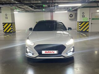 2019 Hyundai Sonata VII (LF) Рестайлинг, белый, 1200000 рублей, вид 1