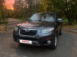 2012 Hyundai Santa Fe II Рестайлинг, серый, 1880000 рублей, вид 2