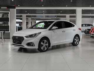 2018 Hyundai Solaris II, белый, 1350000 рублей, вид 1