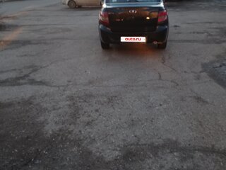 2015 Lada (ВАЗ) Granta I, чёрный, 320000 рублей, вид 3