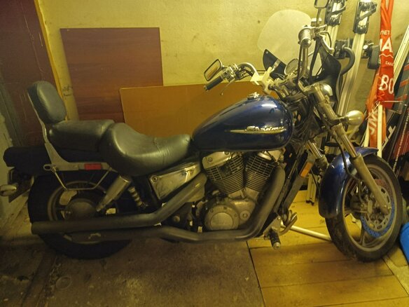 2004 Honda VT 1100, синий, 415000 рублей - вид 6