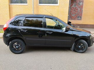 2014 Lada (ВАЗ) Kalina II, чёрный, 320000 рублей, вид 3