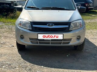 2014 Lada (ВАЗ) Granta I, серебристый, 370000 рублей, вид 1