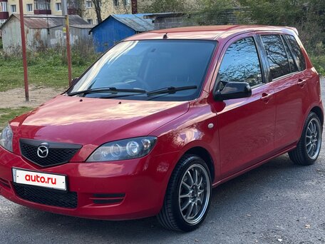 2002 Mazda Demio II (DY), красный, 369999 рублей, вид 1
